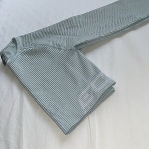 ECHT Apparel Arise Comfort
Cropped Long Sleeve in BABY BLUE